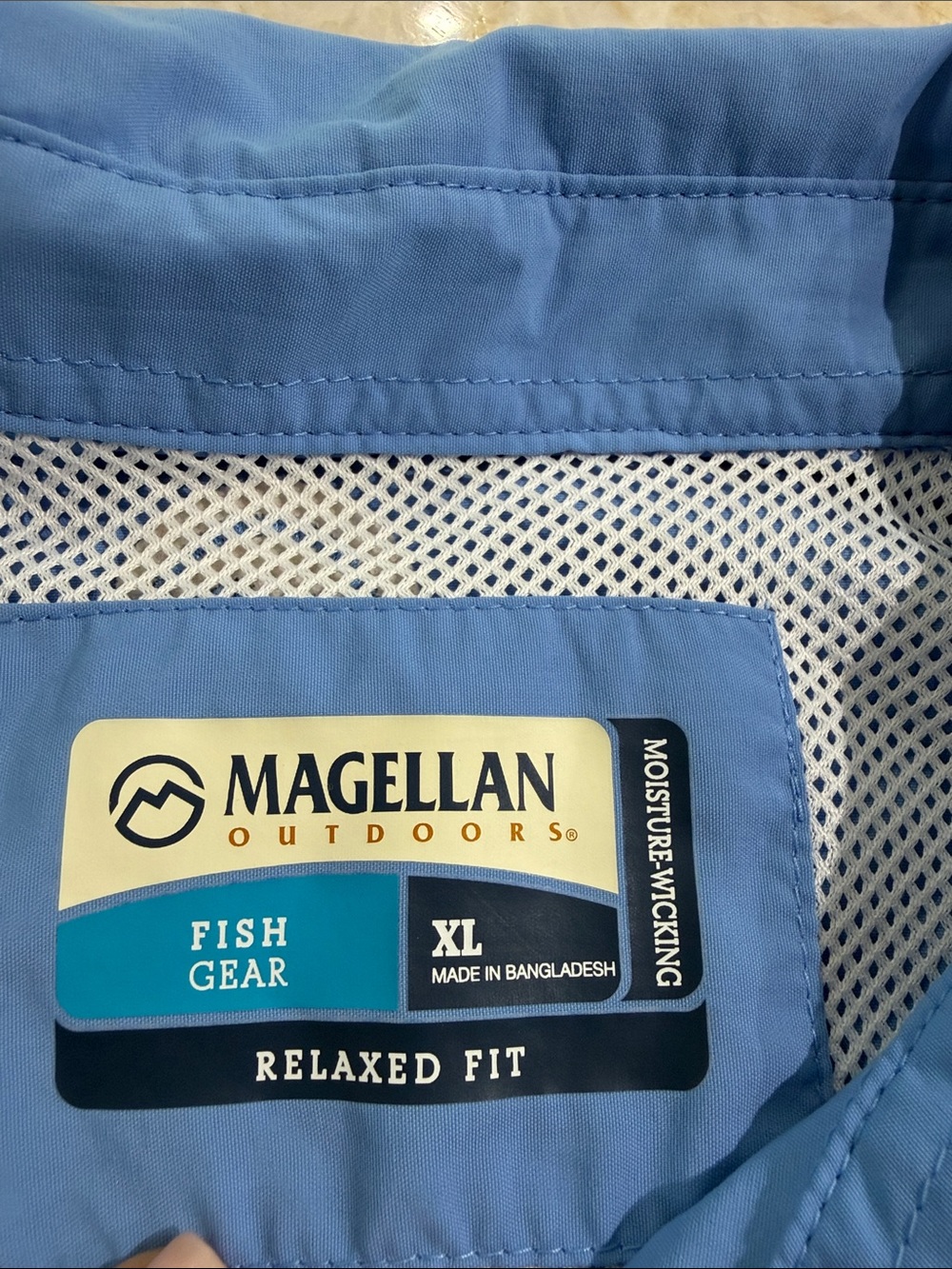 Magellan Outdoors Men’s Light Blue Cargo Pants